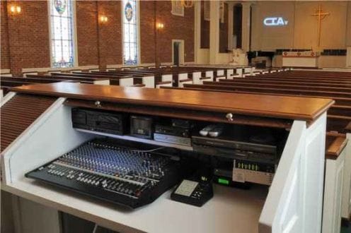 what is church sound booth