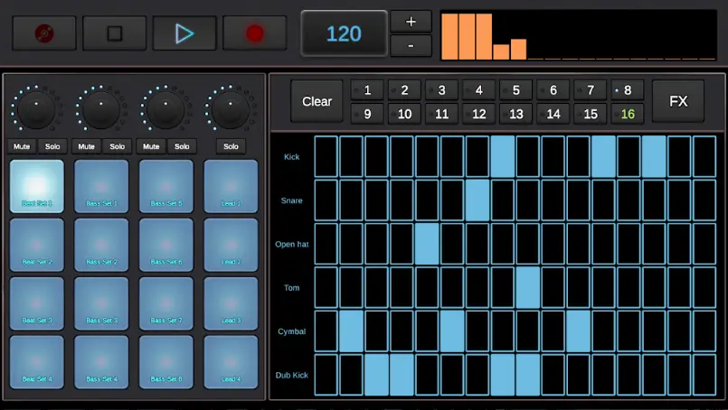 DubStep Music Creator android app