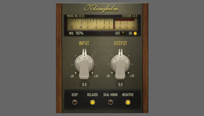 Klanghelm DC1A compressor plugin