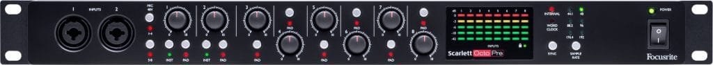 Focusrite Scarlett OctoPre 8-channel Microphone Preamp