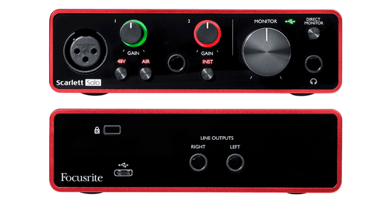 Focusrite Scarlett Solo streaming