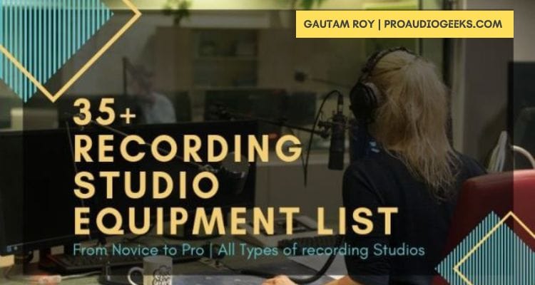 Recording Studio Equipment List