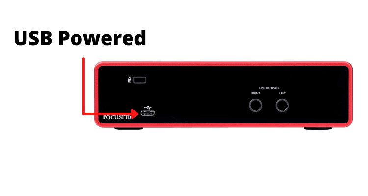 focusrite scarlett 2i2 powere supply