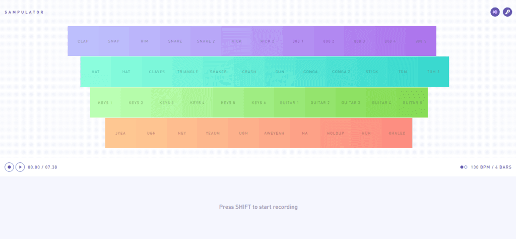 samplulator online beat maker software