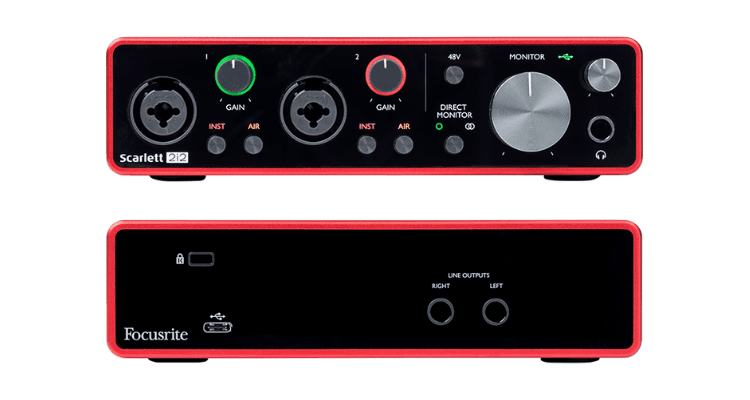 scarlett 2i2 inputs and outputs