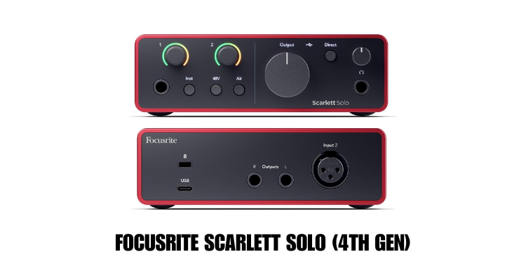 Focusrite Scarlett Solo portable audio interface