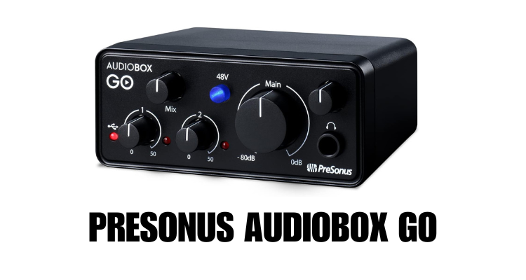 PreSonus AudioBox GO mobile audio interface