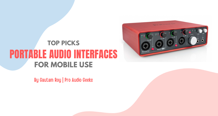 portable audio interfaces for mobile use